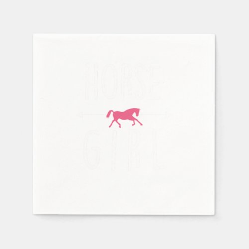 Horse Girl Horses Farm Farming Cowgirl Rider Gift Napkins