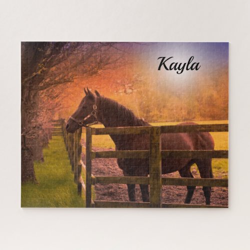 Horse Girl Jigsaw Puzzle