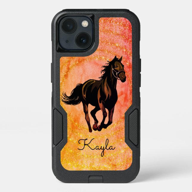 Horse Girl Otterbox iPhone Case (Back)