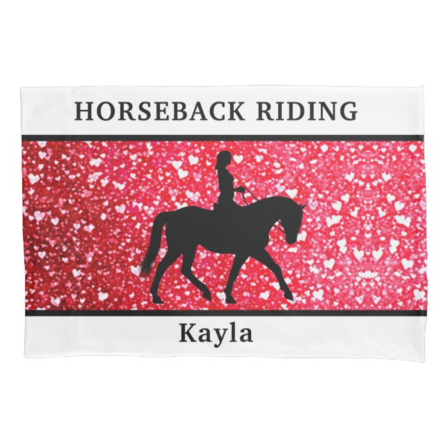 Horse Girl Pillow Case (Front)