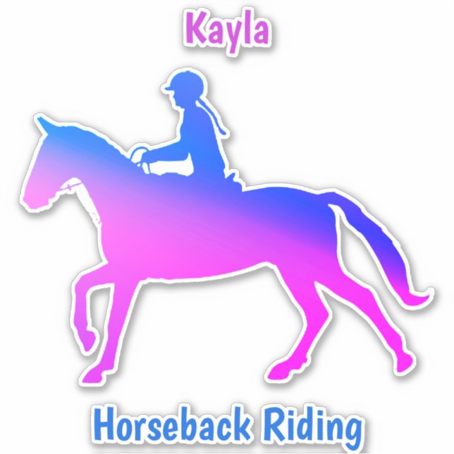 Horse Girl Sticker (Front)