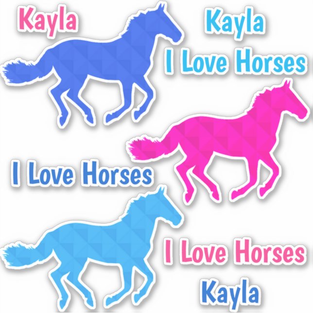 Horse Girl Sticker (Front)