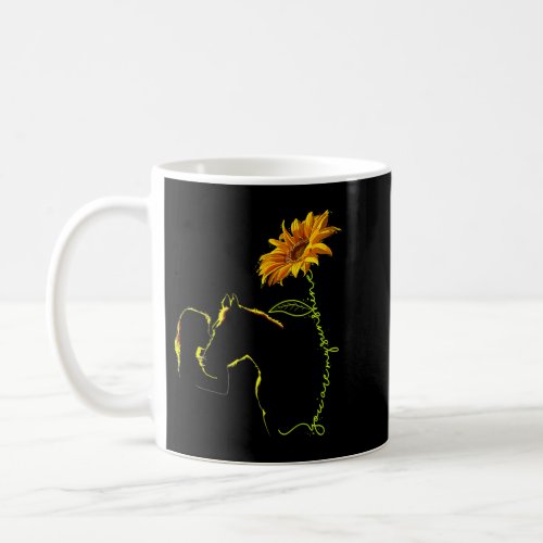 Horse Girl Sunflower Horseback Riding Equestrian H Coffee Mug