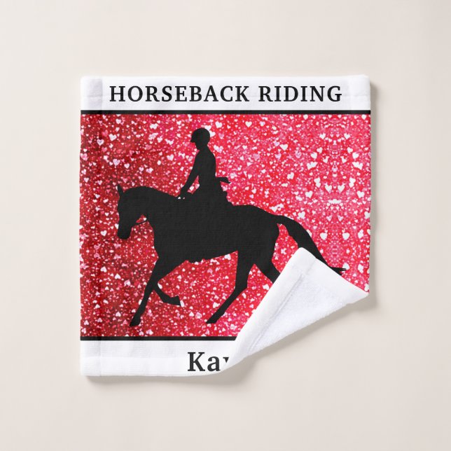 Horse Girl Wash Cloth (Wash Cloth)