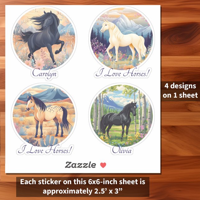 Horse Girls Personalized Name Slogan Vinyl Sticker (Horse Girls Personalized Name Slogan Vinyl Sticker)