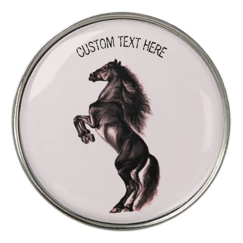  Horse Golf Ball Marker with Custom Text