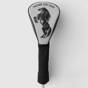 Horse Golf Head Cover Custom Text and Colors