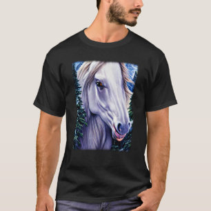 Horse graphic animal motif riding a with print hor T-Shirt