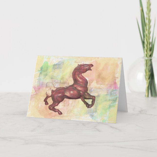 Horse Greeting Card (Front)