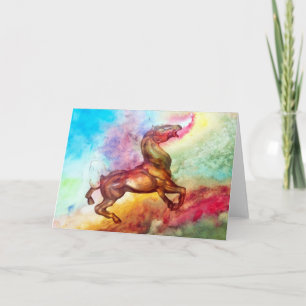 Horse Greeting Card