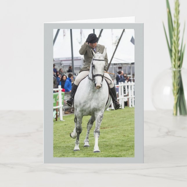 Horse Greetings Card (Front)