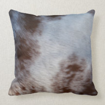 Horse Hair Cotton Western Cowboy Sofa Throw Pillow