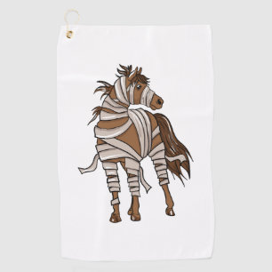 Horse Halloween Golf Towel