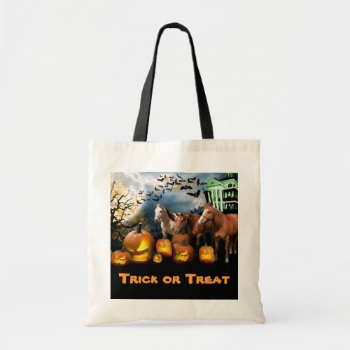 Horse Halloween Tote Bag