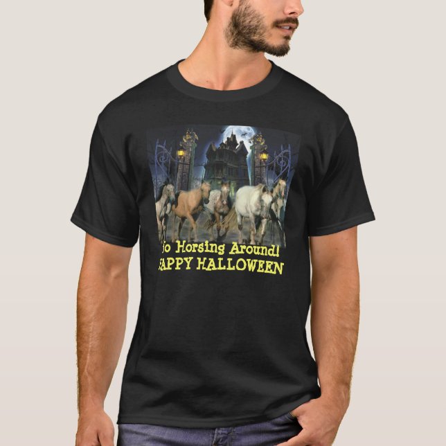 Horse Halloween Unisex T-Shirt (Front)