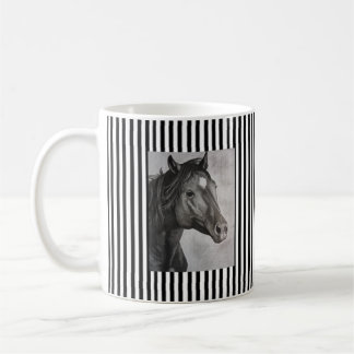 Horse Hand Drawn Art Coffee Mug