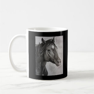 Horse Hand Drawn Art Coffee Mug
