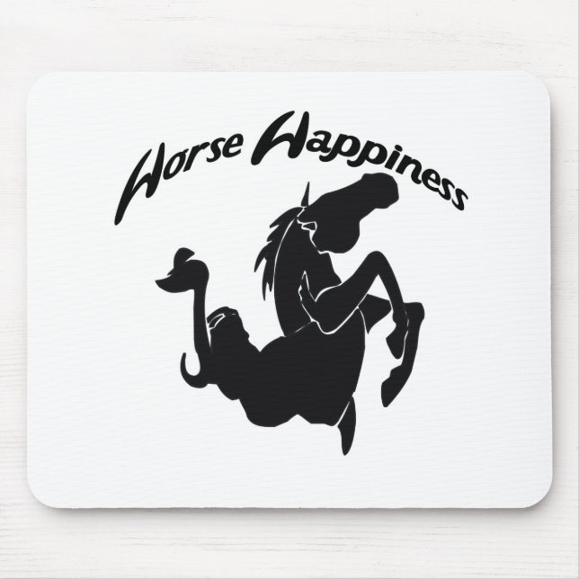 Horse Happiness Mouse Pad (Front)
