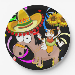 Horse Happy Birthday Paper Plates