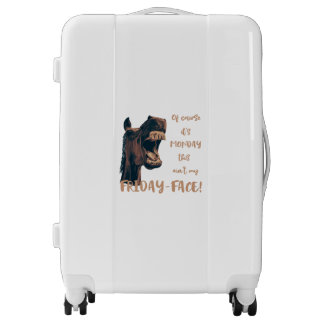 Horse Hates Monday Luggage