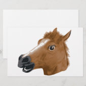 Horse Head Creepy Mask (Front/Back)