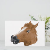 Horse Head Creepy Mask (Standing Front)