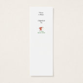 Horse Head Logo in shades of Blue BookMark (Back)