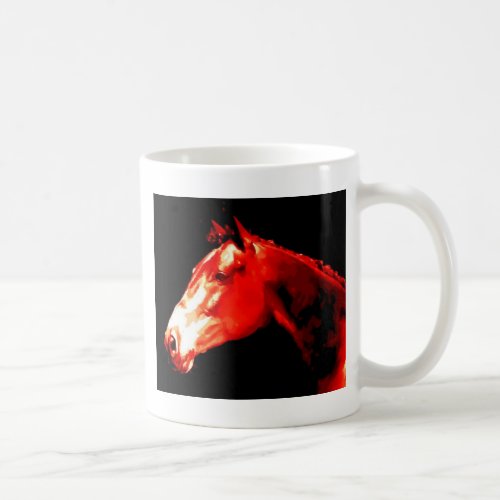 Horse Head Pop Art Coffee Mug