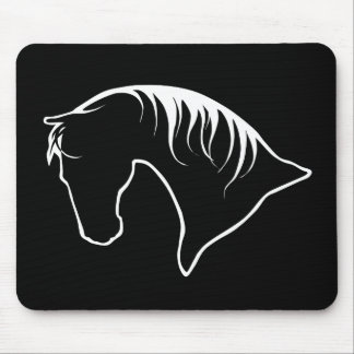 Horse Head Siloquette MOUSEPAD