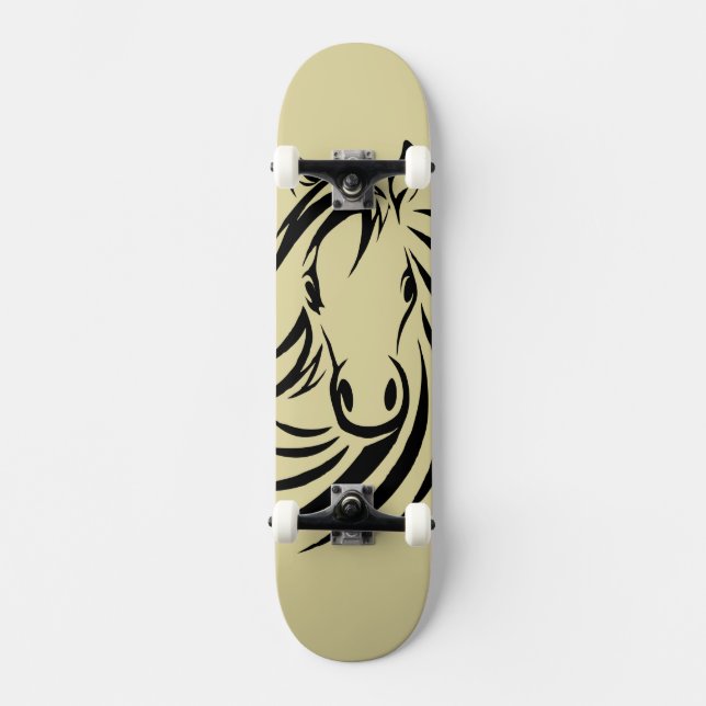 Horse Head Skateboard Deck (Front)