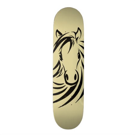 Horse Head Skateboard Deck