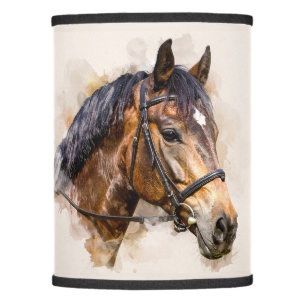 Horse Head Table Lamp