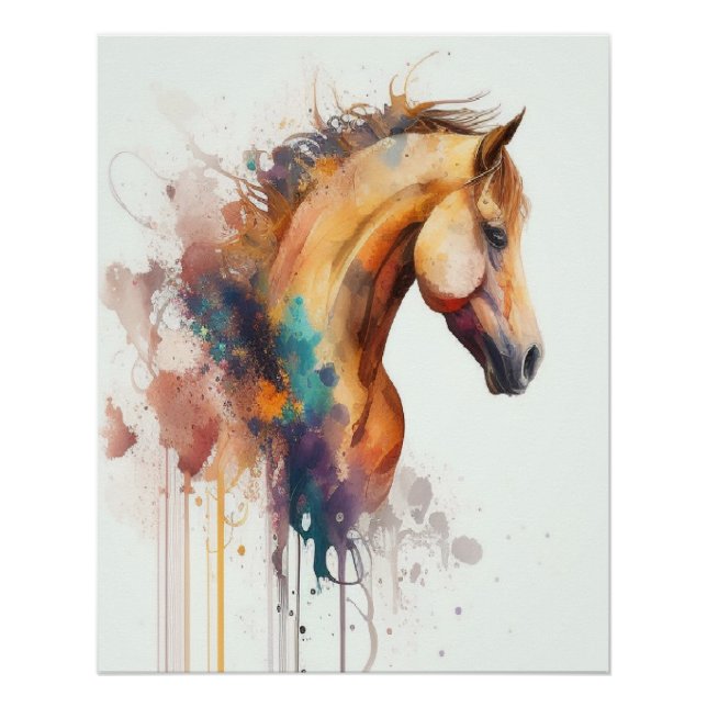 horse head Wall art  (Front)