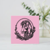 Horse head with flowers (Standing Front)