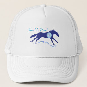 Horse Heart to Heart Healing Vibes Trucker Hat