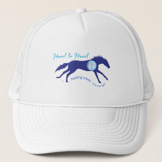 Horse Heart to Heart Healing Vibes Trucker Hat