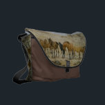 Horse Herd Messenger Bag<br><div class="desc">Express yourself with a fully customizable art inspired messenger bag! This tuff western horse messenger bag is as good looking as it is functional. Use as an everyday work bag, overnight bag, or carry on bag; the uses are endless. This bag makes a great gift for anyone on the go!...</div>