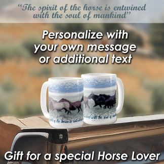 Horse Herd Wild Horse Spirit Coffee Mug