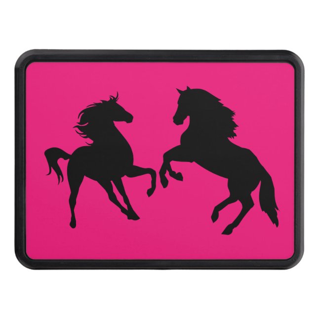 Horse Hitch Cover Pink - Choose Color (Front)