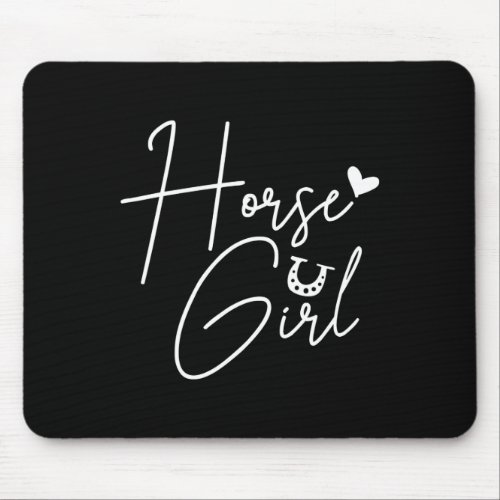 Horse Horseback Riding Girl  Mouse Pad
