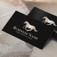 Horse Horseback Riding Modern Pony Club Equine Business Card at Zazzle