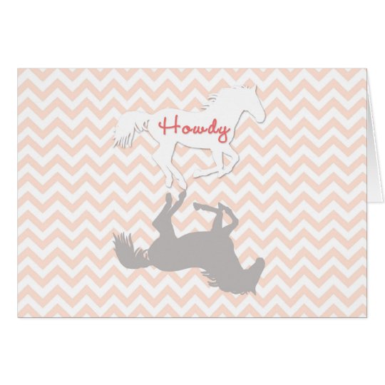 Horse Howdy Card