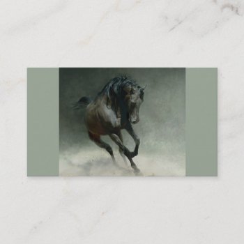 Horse I Believe Business Card by horsesense at Zazzle