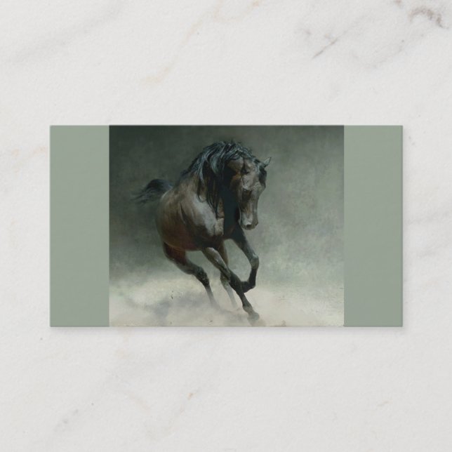 Horse I Believe Business Card (Front)