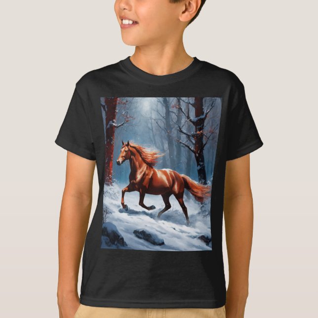 Horse image T-Shirt (Front)
