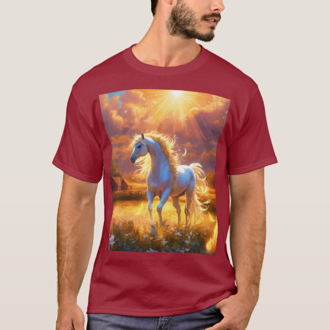 Horse image  T-Shirt (Front)