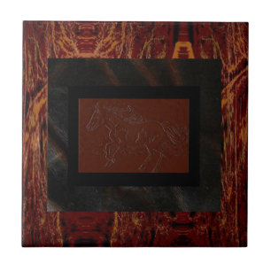 Horse Imprint/Faux Texture Tile