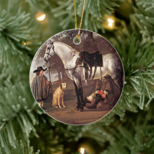 Horse in a Landscape Aelbert Cuyp    Ceramic Ornament