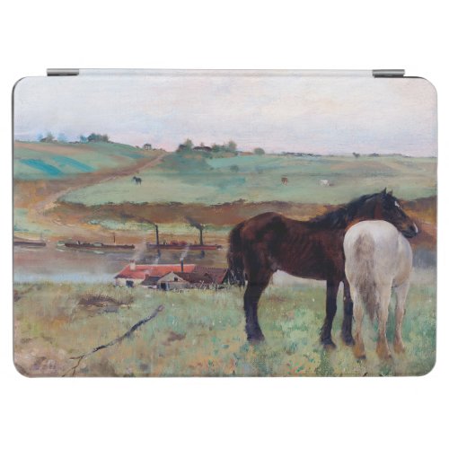 Horse in a Meadow Edgar Degas iPad Air Cover