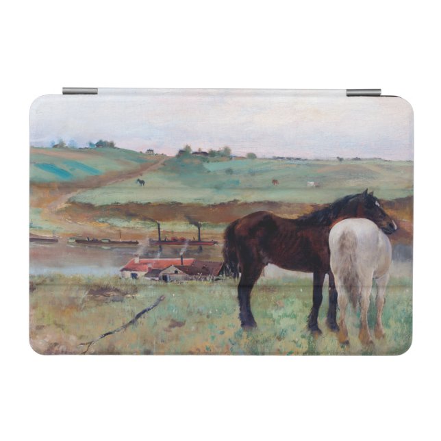 Horse in a Meadow, Edgar Degas iPad Mini Cover (Horizontal)